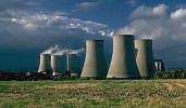 Cooling towers, Didcot coal-fired power station, England