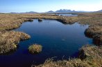 Flow moor pools, north Scotland