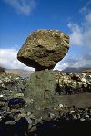 'Balancing' rock, Mull, Scotland