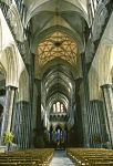 Salisbury Cathedral interior/nave, Wiltshire, England